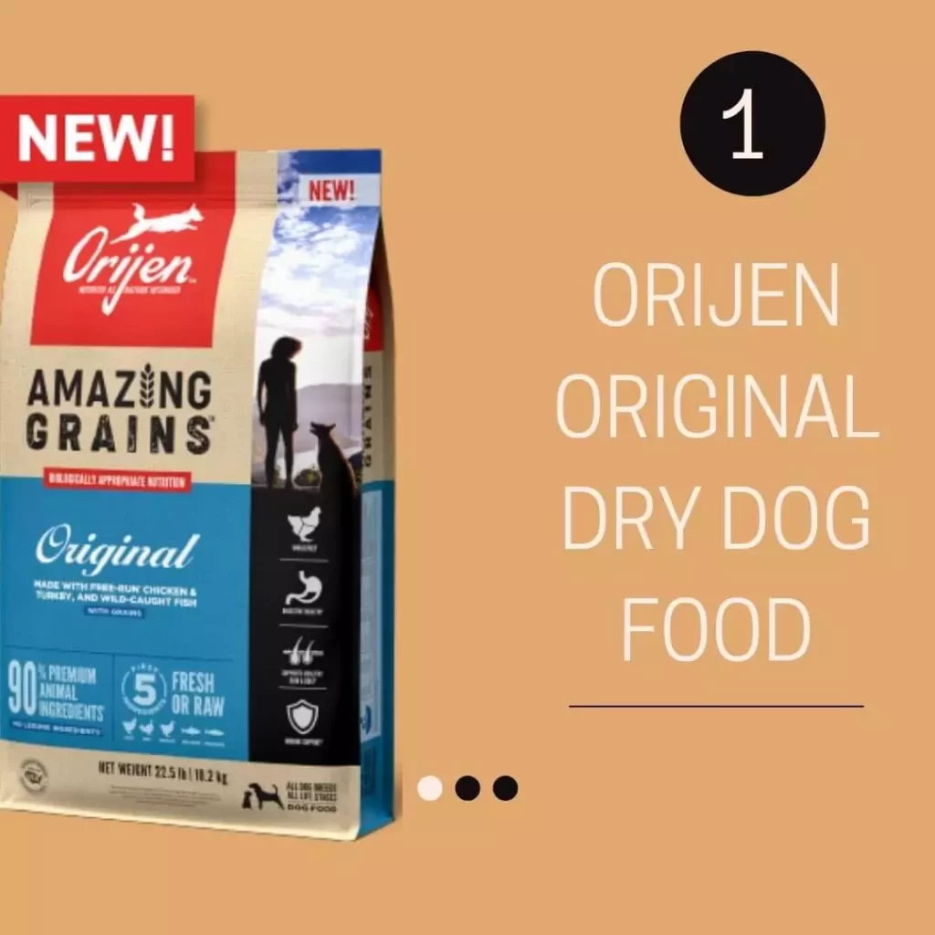 Orijen original dry dog food